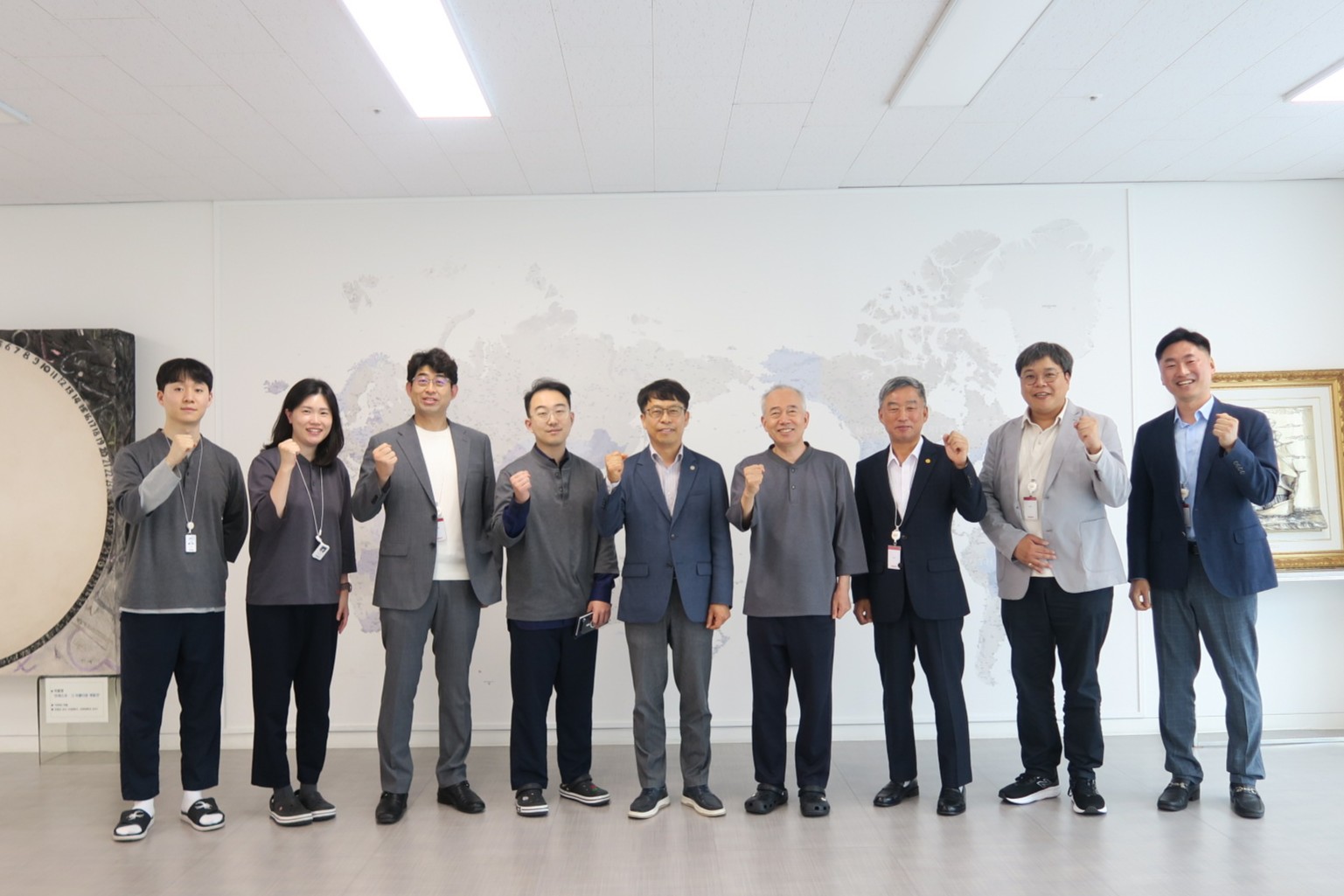 황수성 총장, ㈜주성엔지니어링 기업 방문